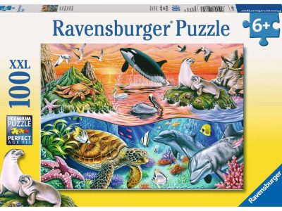 PUZZLE RAVENSBURGER 100 ŽIVALI V OCEANU