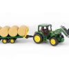 BRUDER 1164 TRAKTOR S PRIKOLICO ZA BALE 1:16