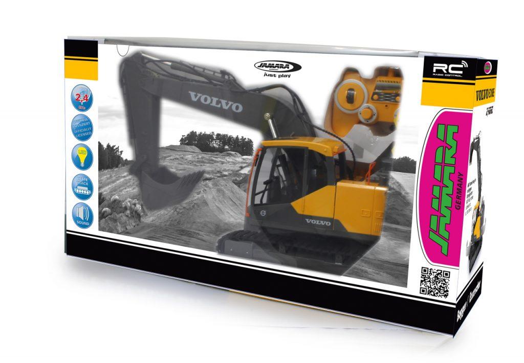 JAMARA Volvo EC160E Graafmachine 2,4 GHz - Realistische RC Graafmachine Met Geluiden