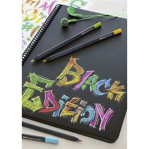 Alternative view of FABER CASTELL BARVICE TRIKOTNE 12/1 BLACK EDITION