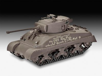 Alternative view of Revell Sherman M4A1 1:72