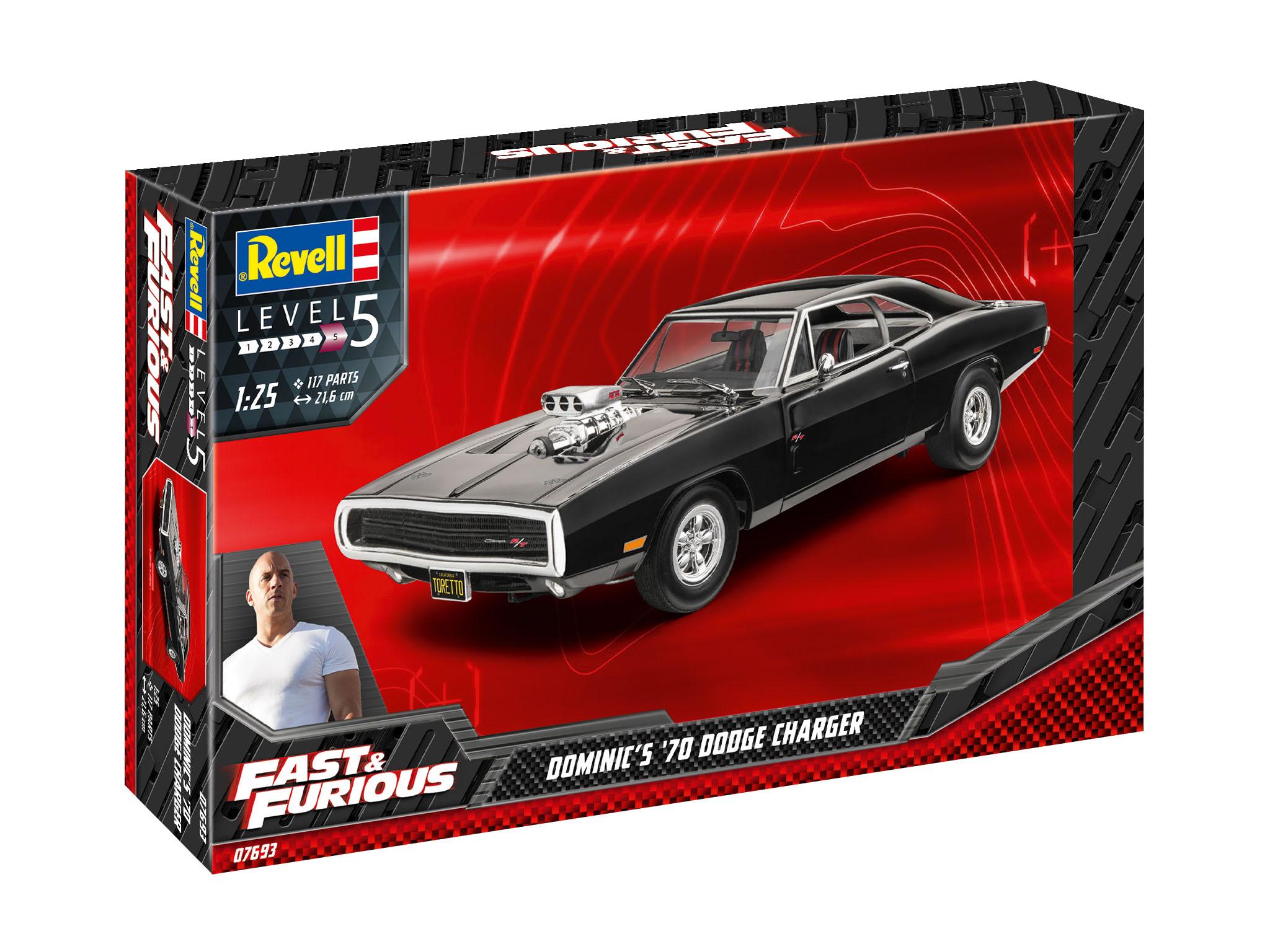 Revell Fast&Furious Dominic's 1970 Dodge Charger 1:25