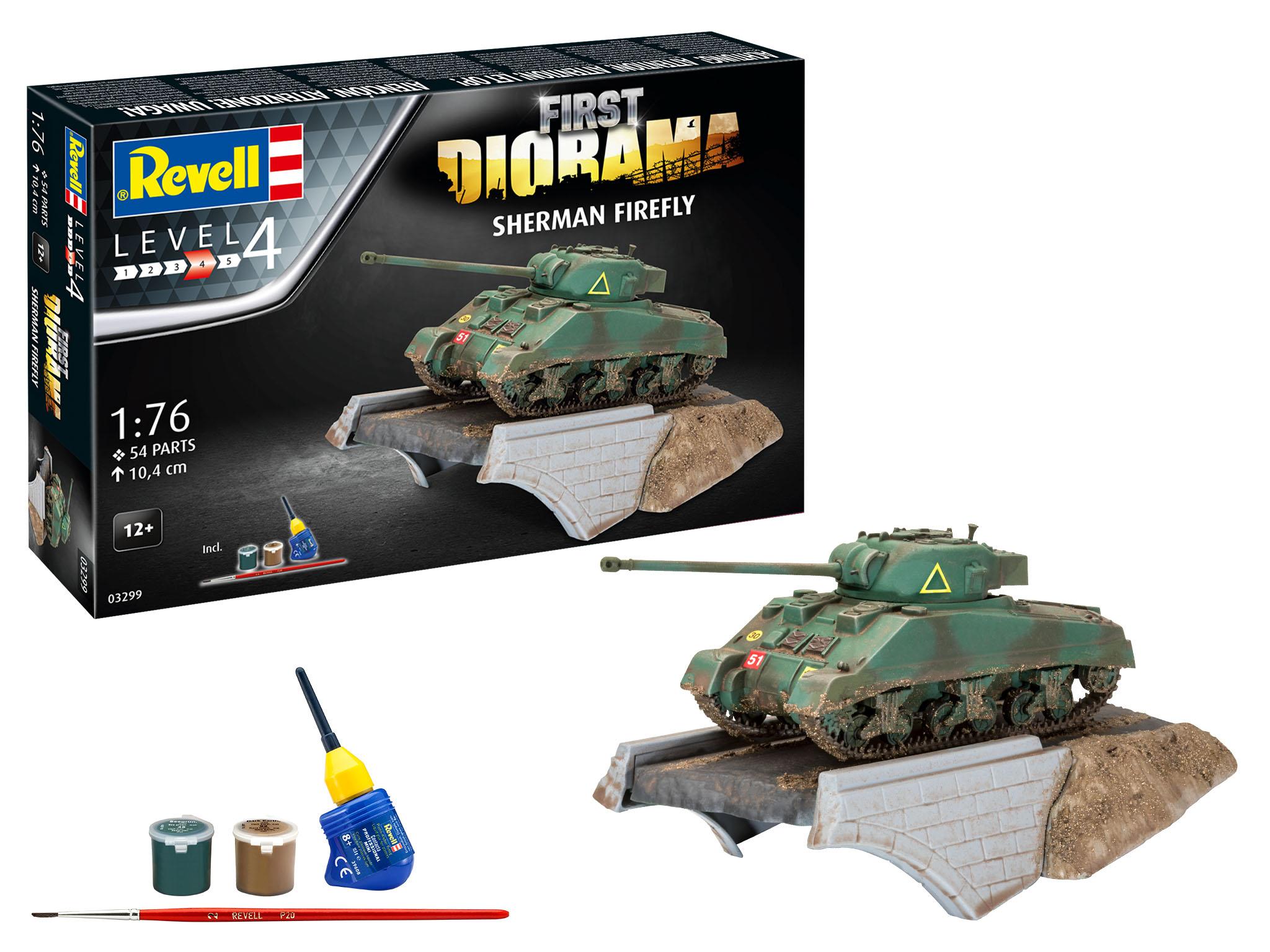 Revell First Diorama Set Sherman Firefly 03299 1:76 - Image 3