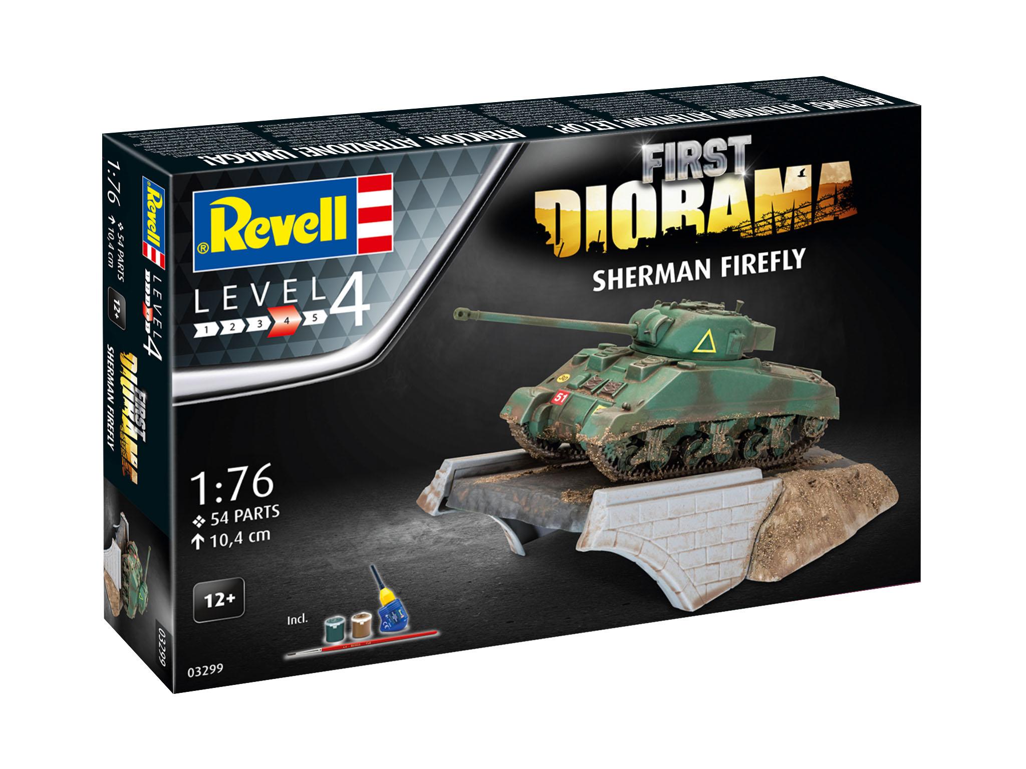 Revell First Diorama Set Sherman Firefly 03299 1:76