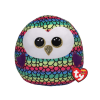 TY PLIŠ SOVA BLAZINA SQUISH A BOO OWEN 25CM VELIKE OČI