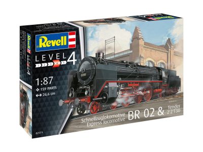 Revell Express locomotive BR0 & Tender 2'2'T30 165 1:87