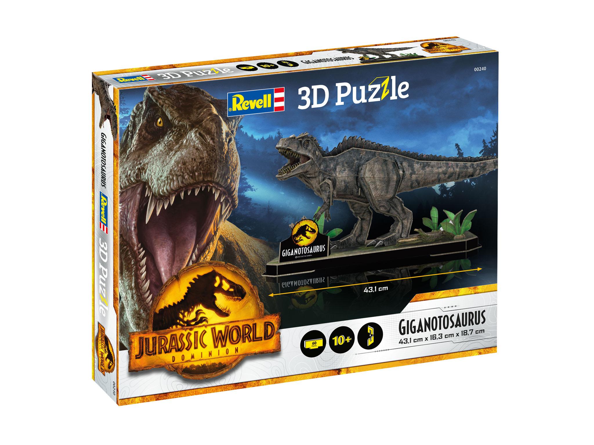 Revell 3D Puzzle Jurrasic World Dominion Gigantosaurus - Image 4