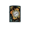 ZIPPO 36016 BARVNI VŽIGALNIK TATOO BLACK MATTE