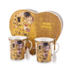 SKODELICE KLIMT SET 2 V SRČKU SVETLE