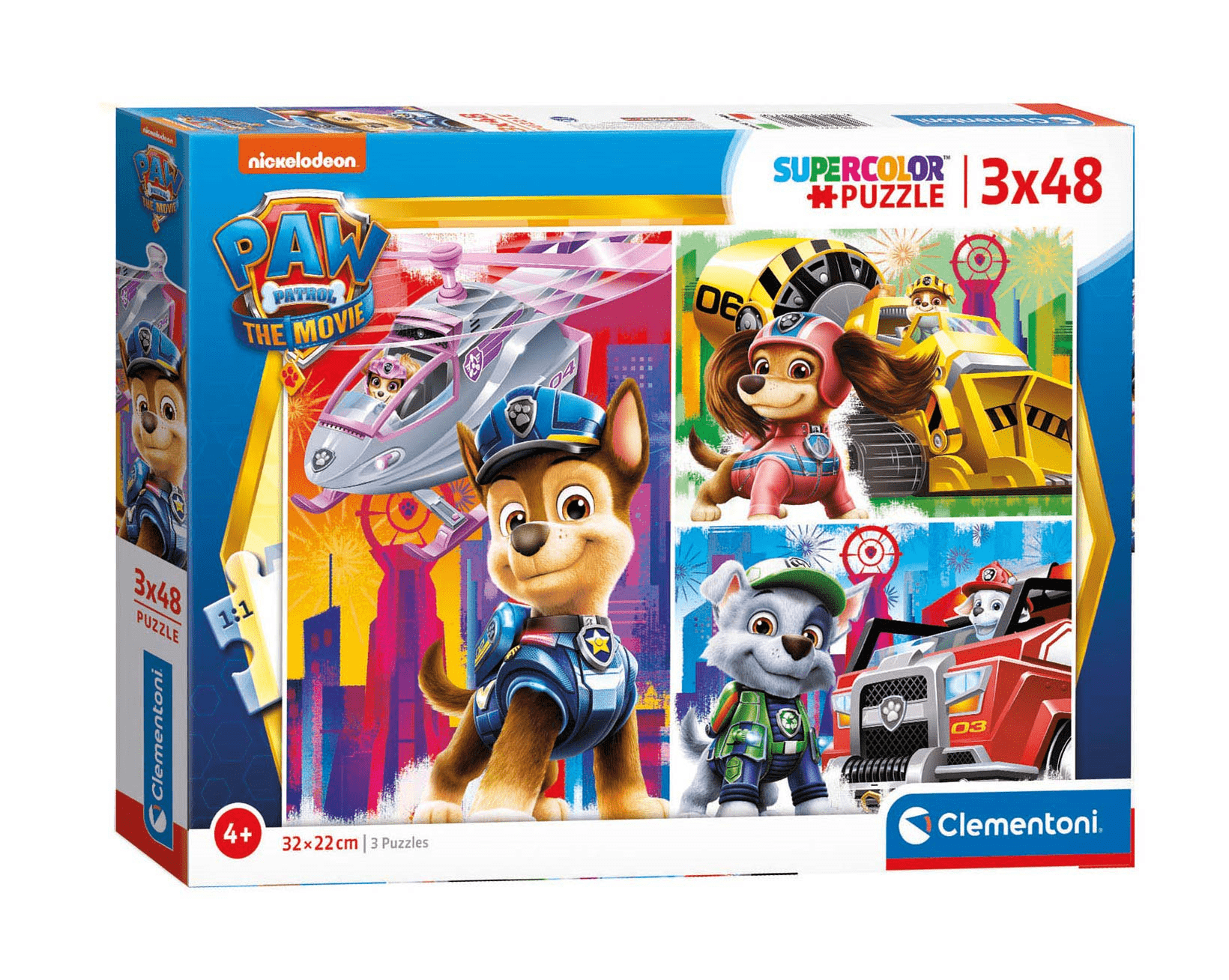 PUZZLE CLEMENTONI 3X48 PAW PATROL – PikPok Bled | Igrače, darila, papirnica