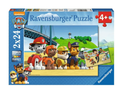 PUZZLE RAVENSBURGER 2X24 TAČKE NA PATRULJI - PAW PATROL