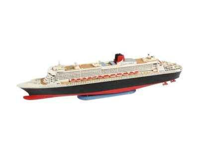 Alternative view of Revell Model Set Queen Mary 2 1:1200