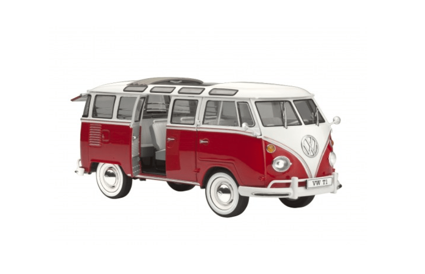 Kit De Maquette Revell VW T1 Samba Bus - Échelle 1/24 - Avec Peintures Et Colle - Neuf