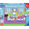 PUZZLE RAVENSBURGER 2X24 PUJSA PEPA V ŠOLI