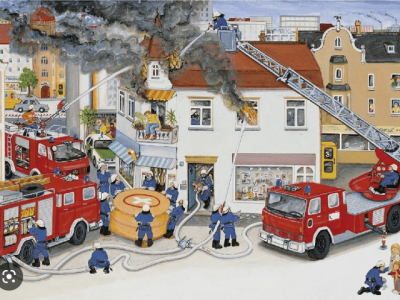 PUZZLE RAVENSBURGER 2X24 Z GASILCI - Image 2