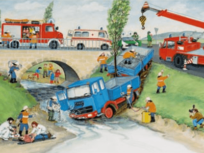 PUZZLE RAVENSBURGER 2X24 Z GASILCI - Image 3
