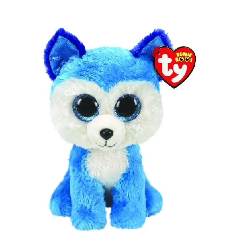 TY MODRI HUSKY 15CM VELIKE OČI