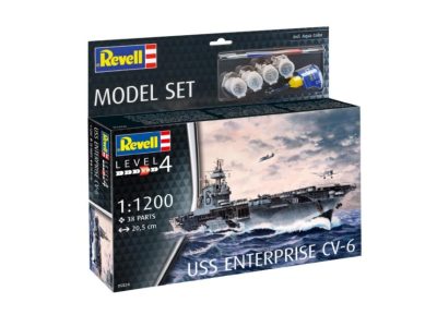 Revell Model Set USS Enterprise CV-6 1:1200