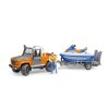 BRUDER 2599 LAND ROVER DEFENDER IN VODNI SKUTER