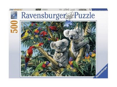 PUZZLE RAVENSBURGER 500 KOALE MED PAPIGAMI V PRAGOZDU