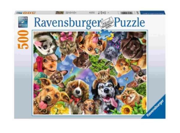 PUZZLE RAVENSBURGER 500 DOMAČE ŽIVALI