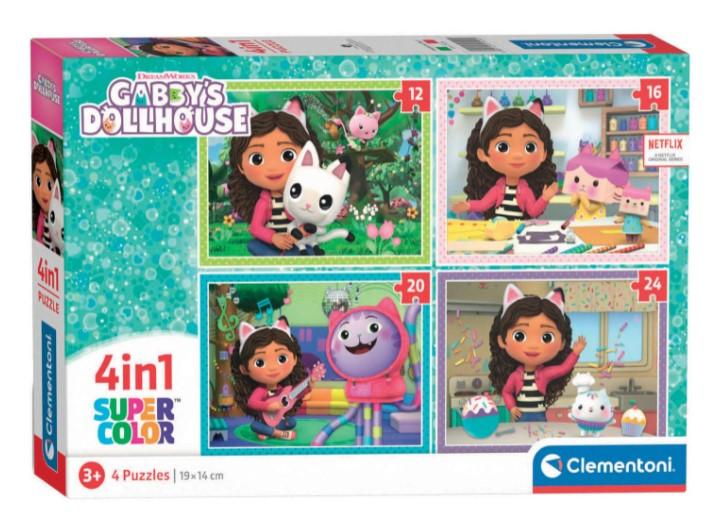 PUZZLE CLEMENTONI 4V1 GABBY'S DOLLHOUSE – PikPok Bled | Igrače, darila ...