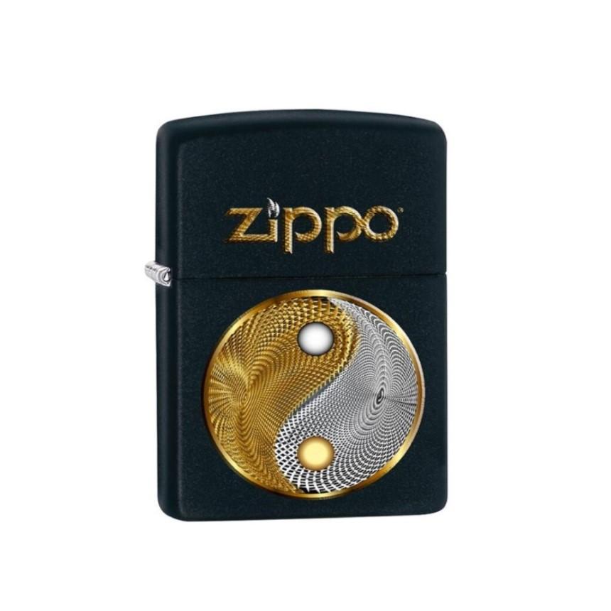 ZIPPO VŽIGALNIK 60.003.065 ABSTRACT YING YANG, BLACK MATE