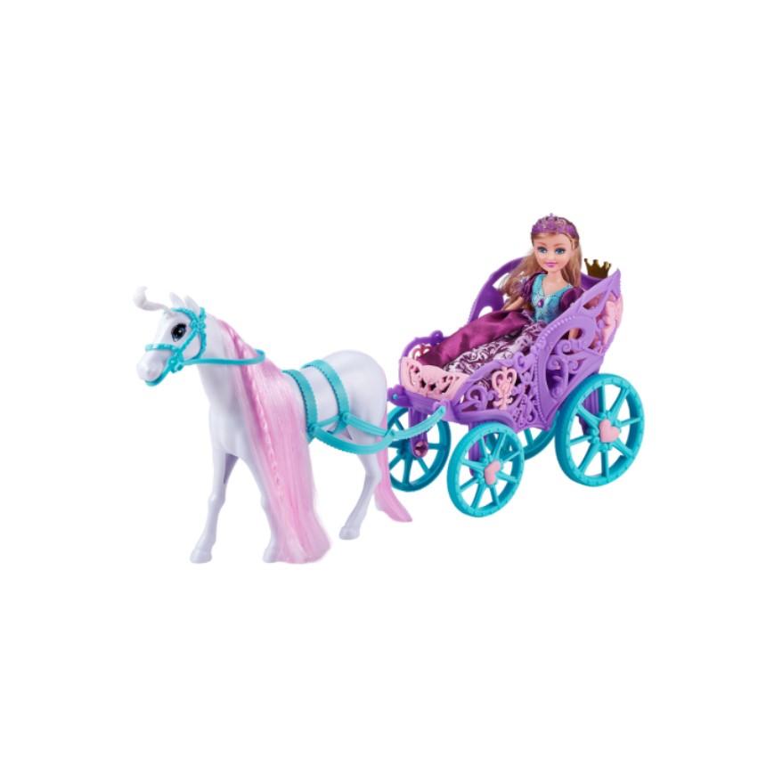 PUNČKA SPARKLE GIRLZ PRINCESKA IN KOČIJA 27CM - Image 2