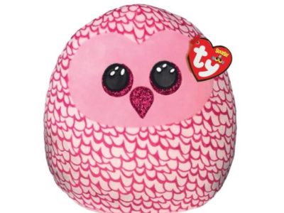 TY SQUISH A BOO ROZA SOVA PINKY 25CM