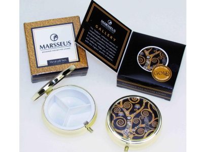 ŠKATLICA ZA TABLETE DREVO ŽIVLJENJA KLIMT