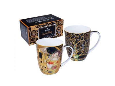 SET 2 SKODELIC KLIMT POLJUB + DREVO ŽIVLJENJA