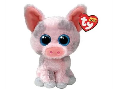 TY BEANIE BOOS ROZA PUJSEK HAMBONE 15CM