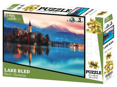 PUZZLE 3D BLED - NOVO 61X46CM 500KOS