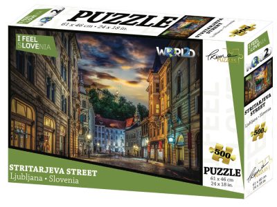 PUZZLE 2D LJUBLJANA 61X46CM 500KOS