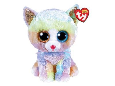 TY BEANIE BOOS PASTELNA MUCA HEATHER 24CM