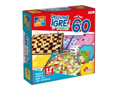 DRUŽABNE IGRE LISCIANI ZBIRKA 60IGER SL57023