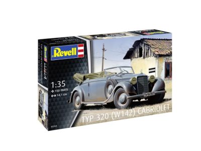 03354_Maketa Revell TYP 320 W142 Cabriolet 180 1-35