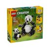 LEGO 31165 CREATOR DIVJE ŽIVALI, PANDINA DRUŽINA