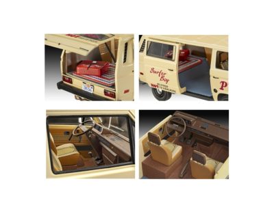 07725_Maketa Revell VW T3 Bus Surfer Boy Pizza Stranger Things 1:25