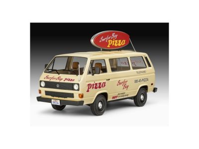 07725_Maketa Revell VW T3 Bus Surfer Boy Pizza Stranger Things 1:25