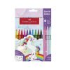 FABER CASTELL FLOMASTRI UNICORN 10+3+NALEPKE