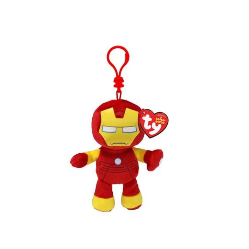 00134007_TY BEANIE BABIES MARVEL IRON MAN OBESEK ZA KLJUČE