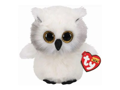00136305_TY BEANIE BOO'S BELA SOVA AUSTIN 15CM