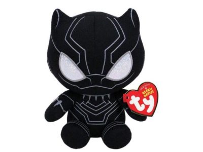 00141197_TY BEANIE BABIES MARVEL BLACK PANTHER 15CM