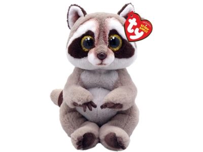 00141284_TY BEANIE BABIES BELLIES RAKUN PETEY 15CM
