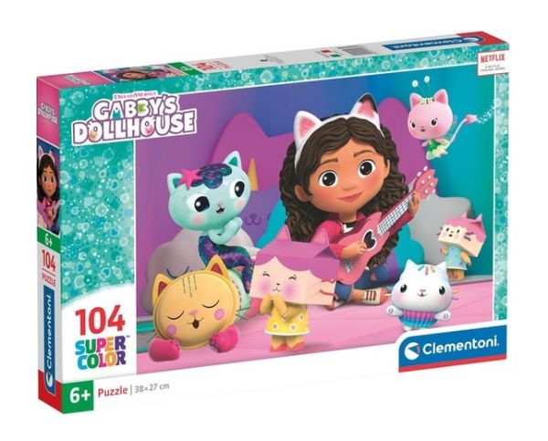 PUZZLE CLEMENTONI 104 GABBY'S DOLLHOUSE LUTKOVNA HIŠA – PikPok Bled ...