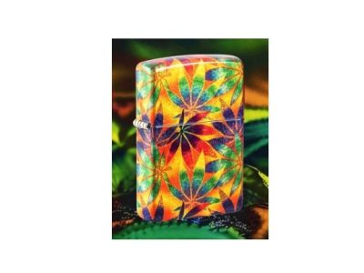 ZIPPO 48776 VŽIGALNIK CANNABIS TUMBLED BRASS - Image 4