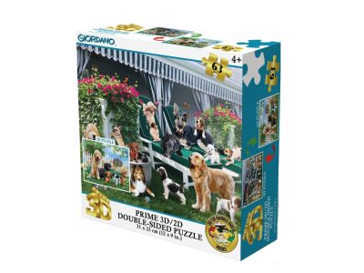 PUZZLE 2D/3D KUŽKI NA VRTU