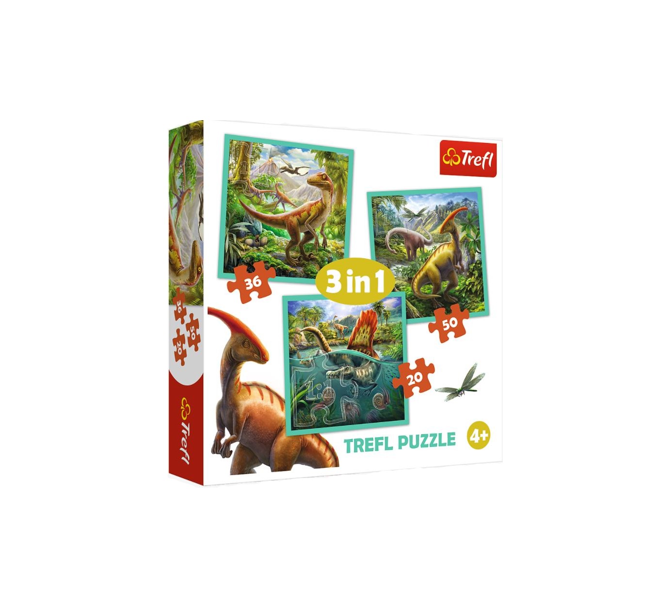 TREFL PUZZLE 3v1 DINOZAVRI