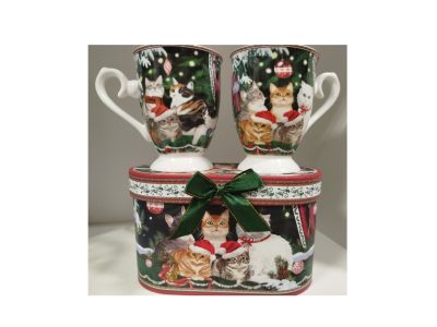 SET 2 SKODELIC MUCKI ZELENI PORCELAN D119   250ML